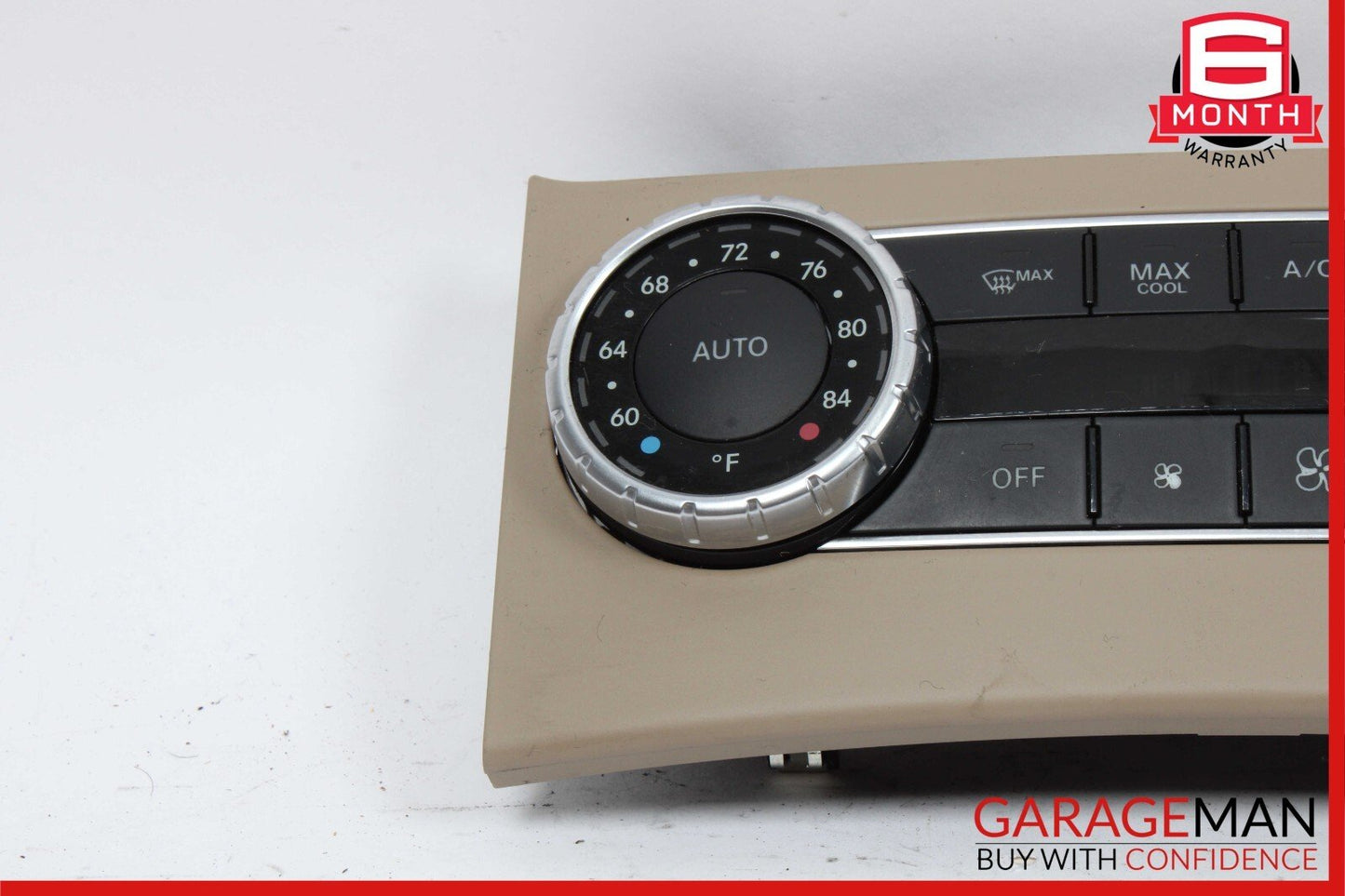 12-14 Mercedes W204 C250 C63 AC A/C Heater Climate Control Switch Trim Assembly