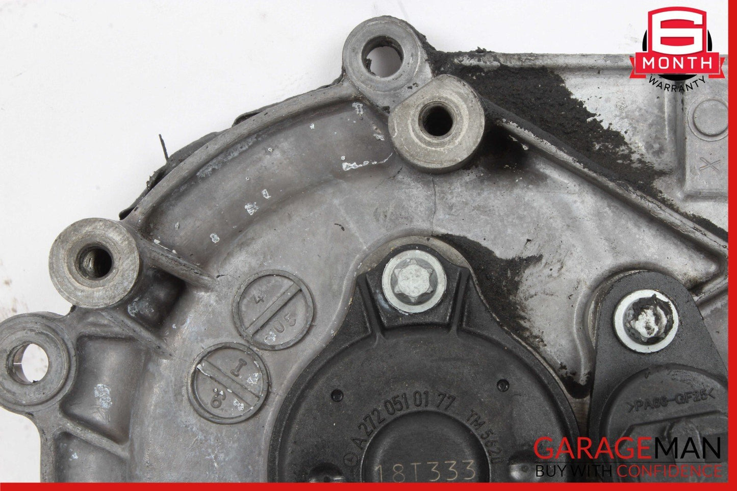 05-13 Mercedes W164 ML350 S400 Front Left Side Engine Timing Chain Cover Plate