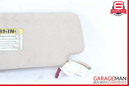 06-15 BMW 7 Series 750i 740i Right Side Sun Visor Sunvisor Gray M04B42005 OEM