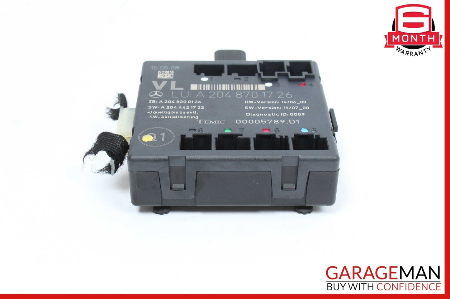 08-14 Mercedes W204 C300 C350  AMG Front Left Side Door Control Module Unit OEM