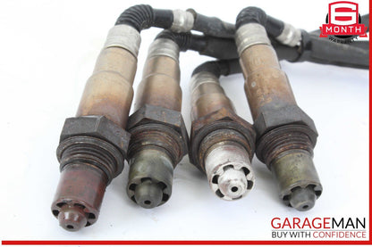 03-08 Mercedes R230 SL500 SL55 AMG Oxygen O2 Sensor Lambda Set of 4 OEM