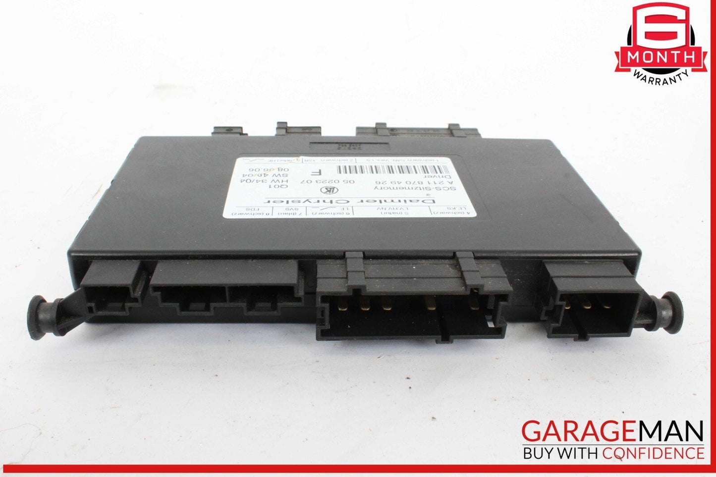 03-12 Mercedes R171 SLK350 E320 E350 GL350 Left Side Seat Control Module OEM