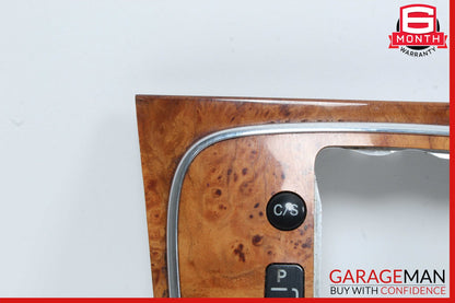 06-11 Mercedes W219 CLS500 CLS550 Center Console Shifter Trim Bezel Wood OEM