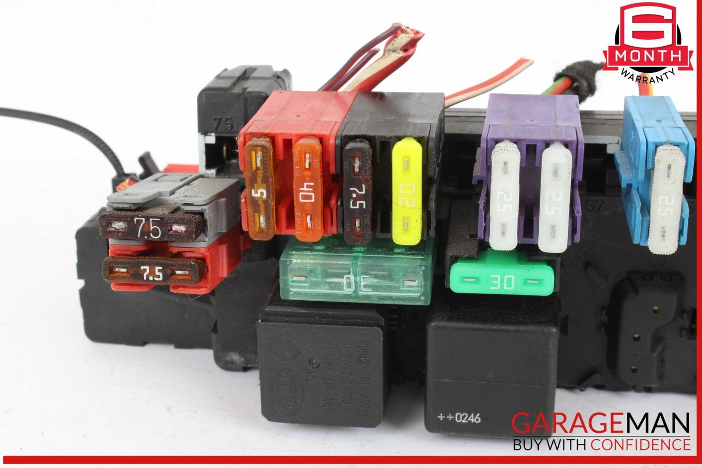 03-12 Mercedes R230 SL500 SL55 AMG SL550 Rear SAM Fuse Box Relay Module OEM