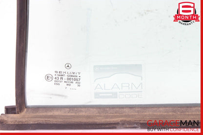 94-00 Mercedes W202 C230 Rear Left Passenger Side Door Quarter Window Glass OEM