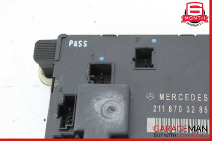 03-09 Mercedes W211 E350 E550 Rear Right Door Control Module 2118703285 OEM