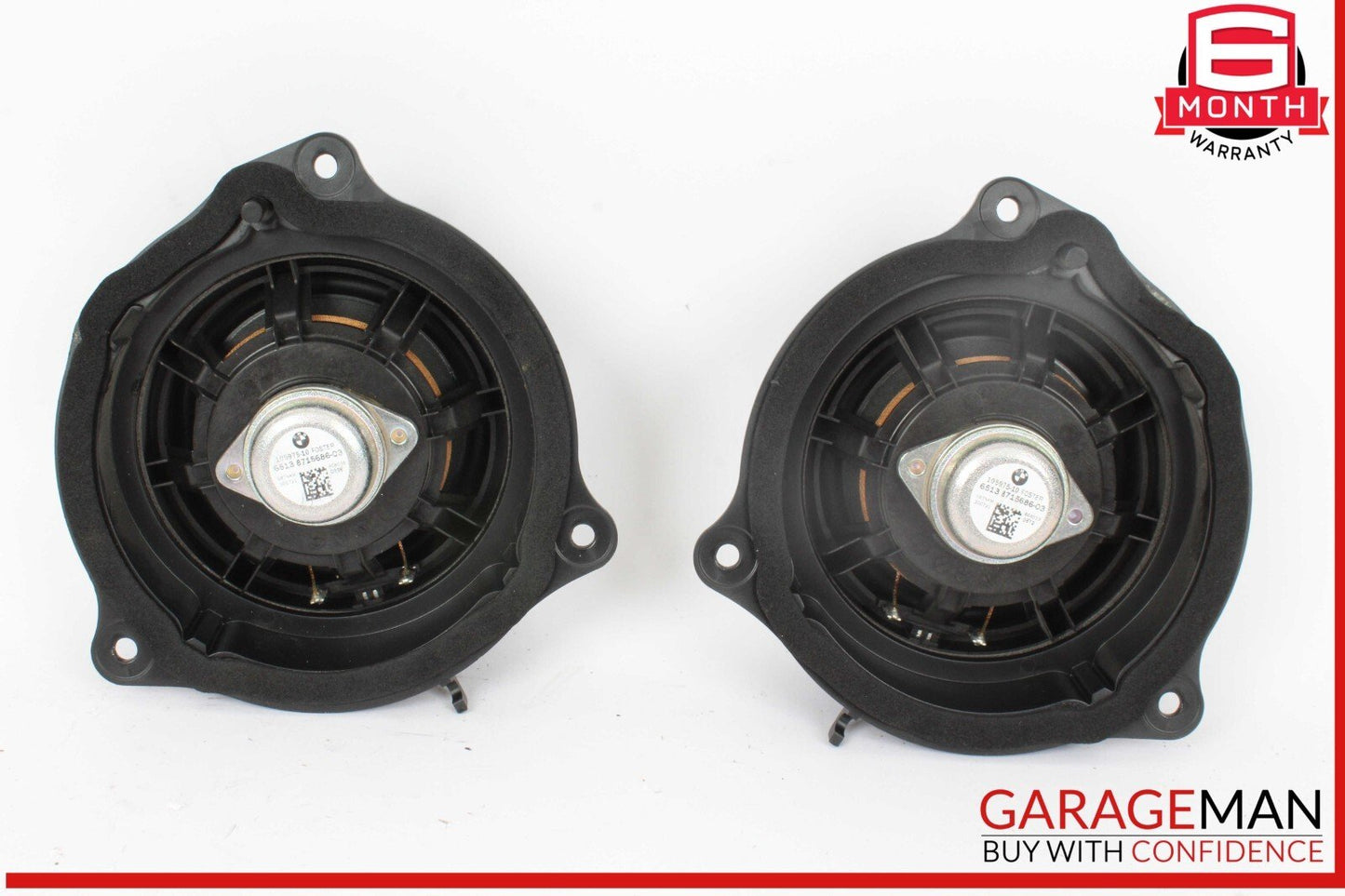 16-22 BMW X1 Front Right and Left Side Door Audio Sound Speaker Set of 2 OEM