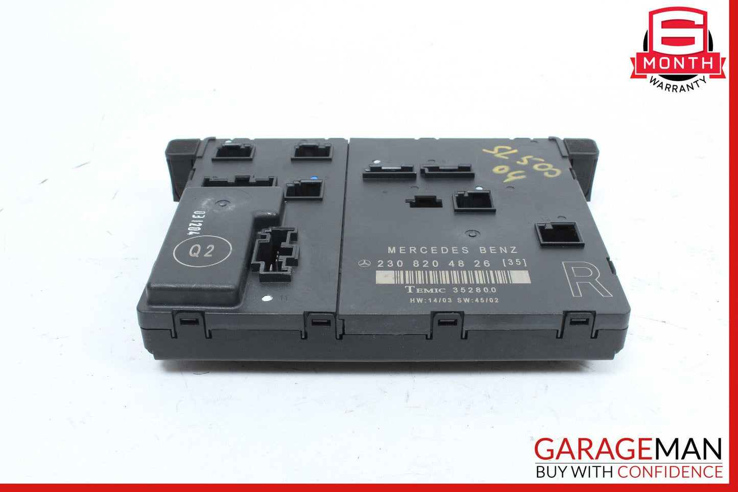 03-12 Mercedes R230 SL500 SL550 SL55 AMG Door Control Module Right Side OEM