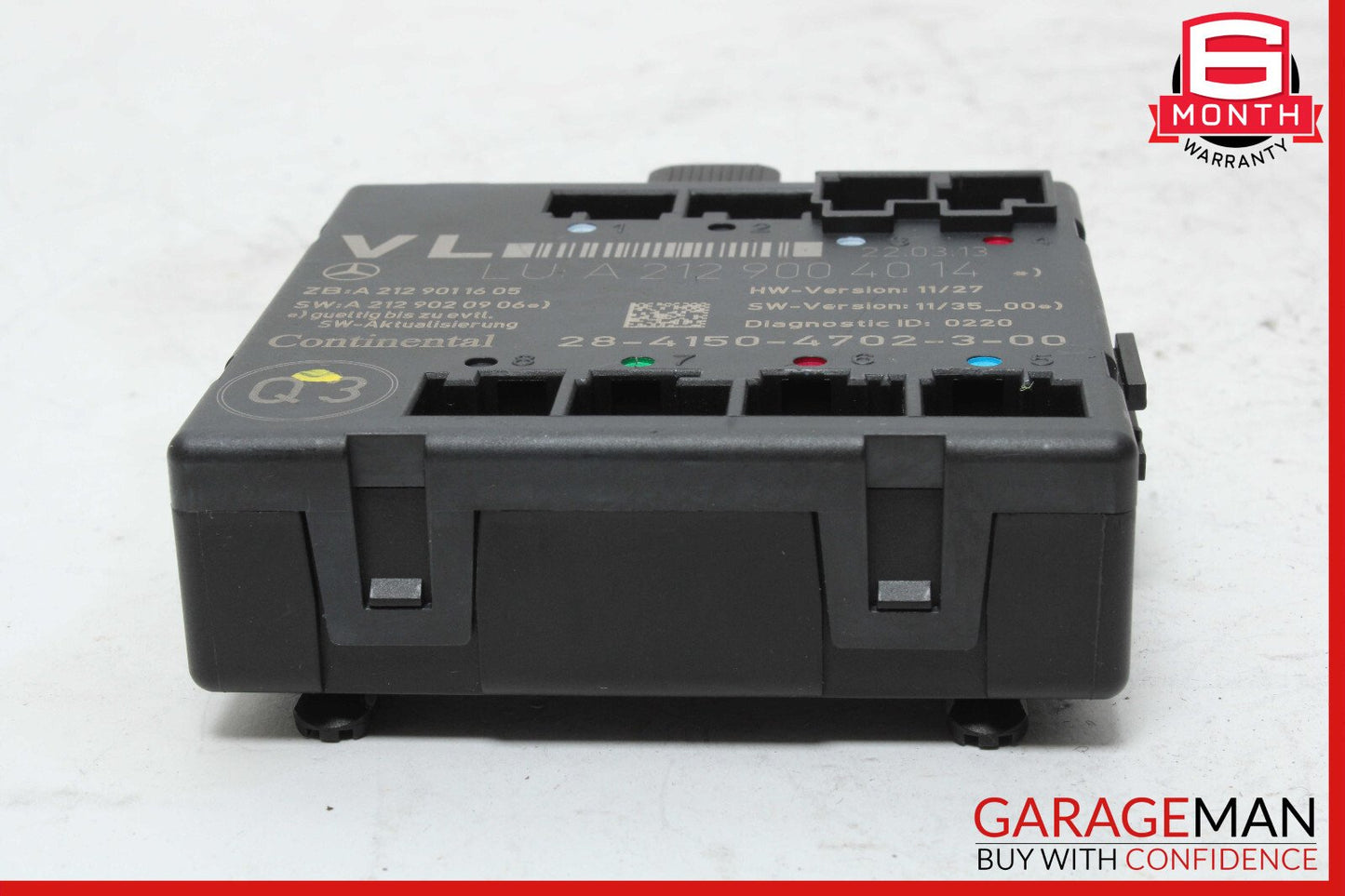 08-18 Mercedes W204 C300 CLS550 Front Left Driver Side Door Control Module OEM