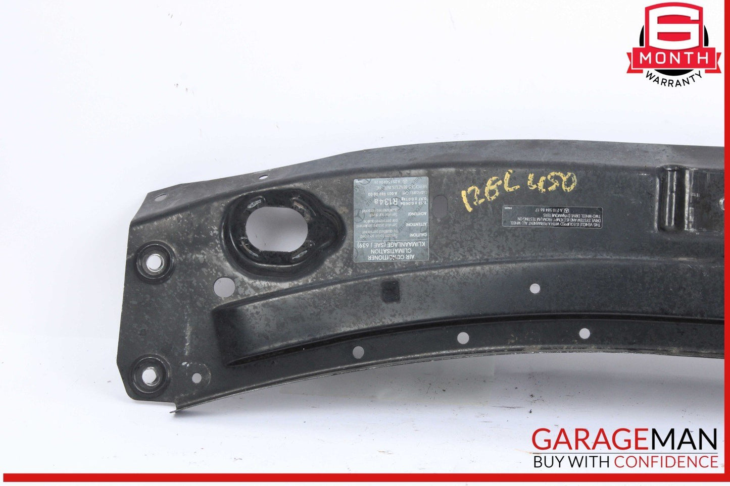 06-12 Mercedes X164 GL450 4MATIC Upper Radiator Core Tie Bar Support OEM