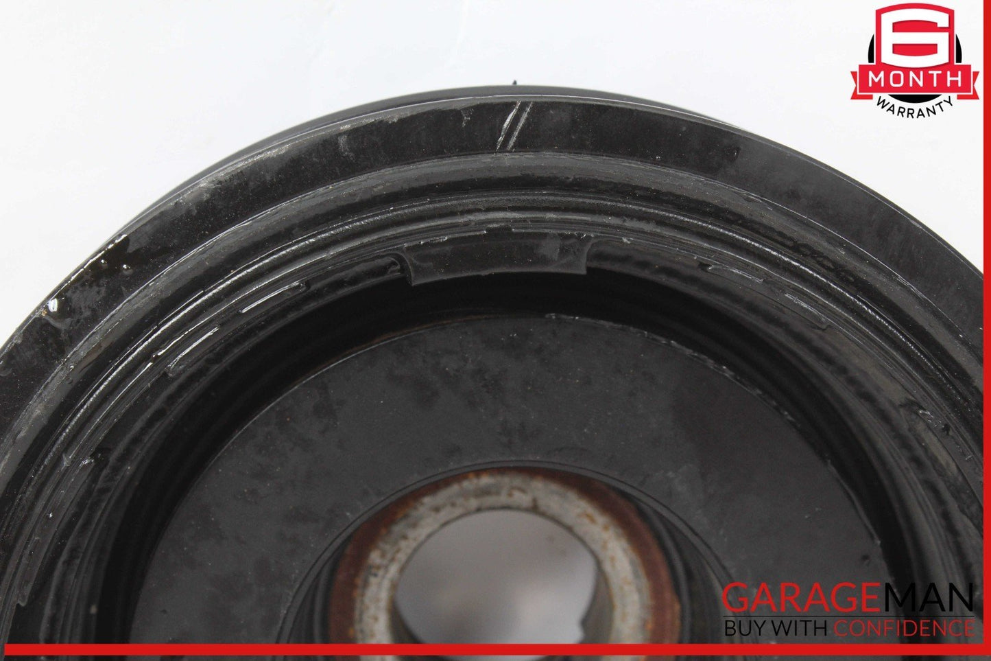 05-12 Mercedes W211 E350 Engine Motor Crankshaft Pulley Vibration Damper