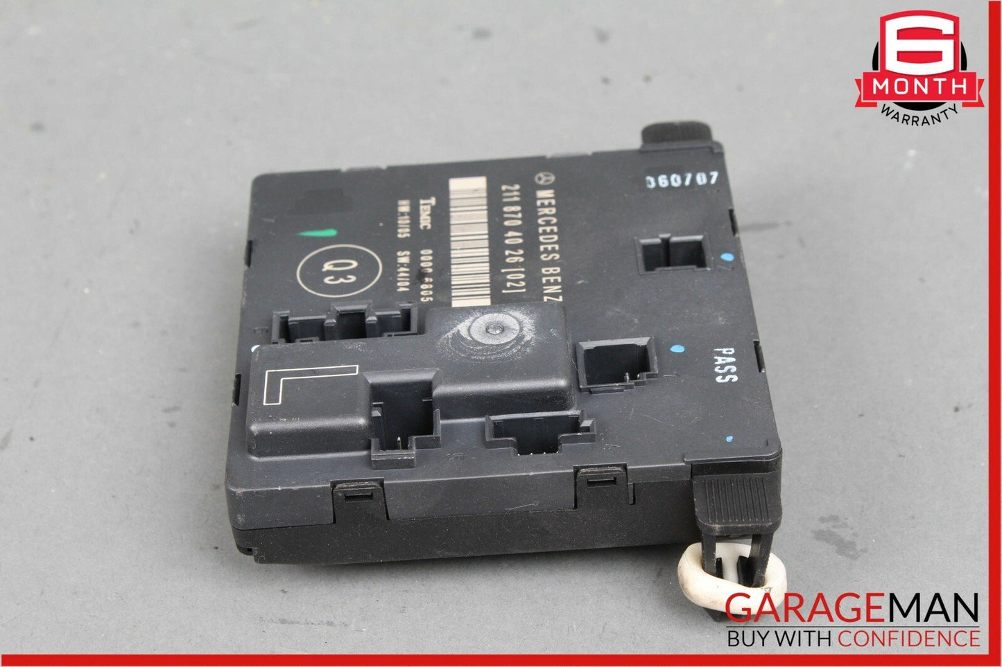 03-09 Mercedes W211 E63 AMG E350 Rear Left Driver Side Door Control Module Unit