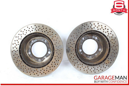 99-05 Porsche 911 996 Rear Left & Rear Right Side Brake Rotor Disc Set of 2 OEM