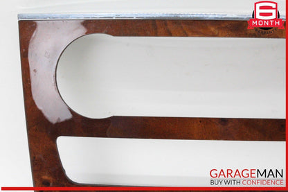 06-12 Mercedes X164 GL450 4MATIC Center Console Control Trim Panel Wood Bezel