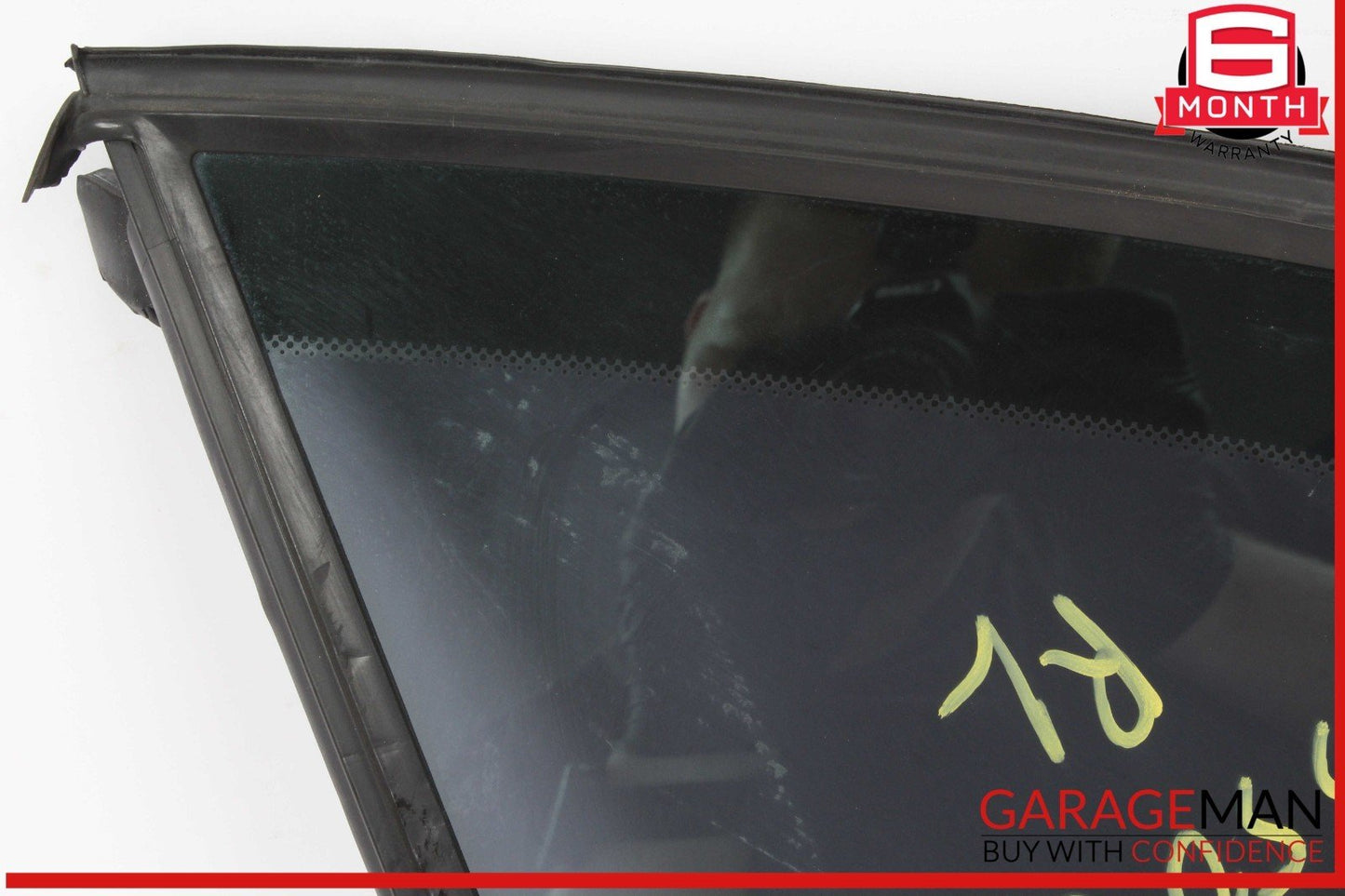 07-13 Mercedes W221 S550 S63 AMG Rear Left Driver Side Quarter Window Glass OEM