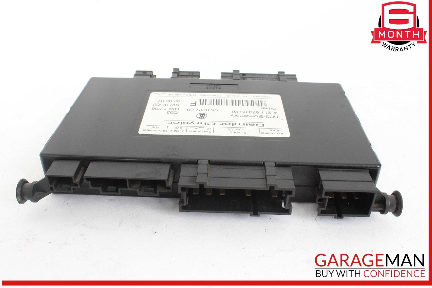 03-12 Mercedes W164 ML350 4MATIC Front Left Driver Side Seat Control Module OEM