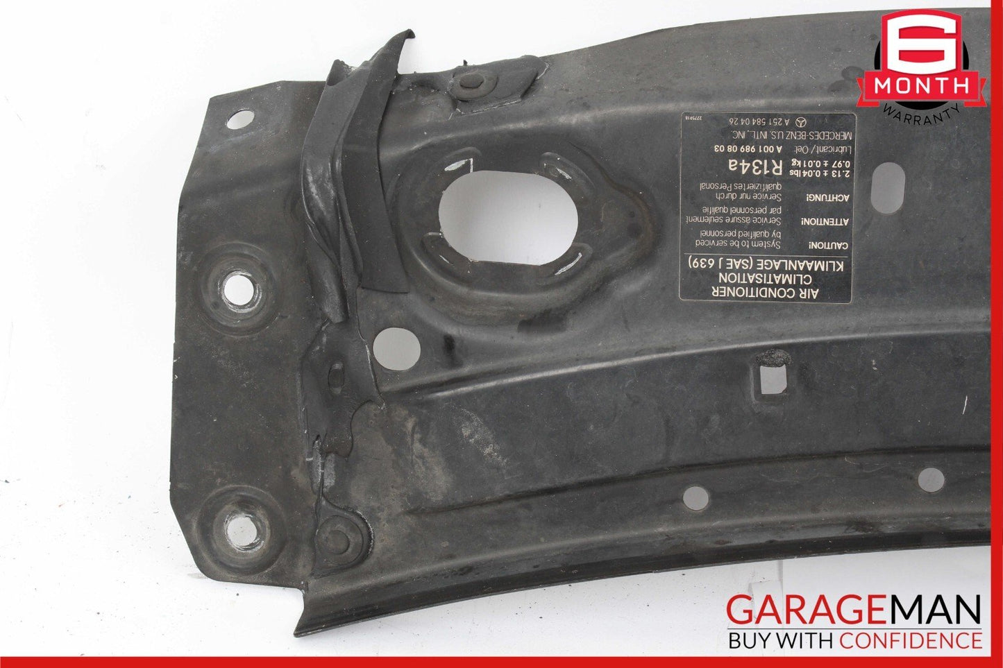 06-12 Mercedes GL450 ML550 R350 Front Upper Radiator Core Tie Bar Support Frame