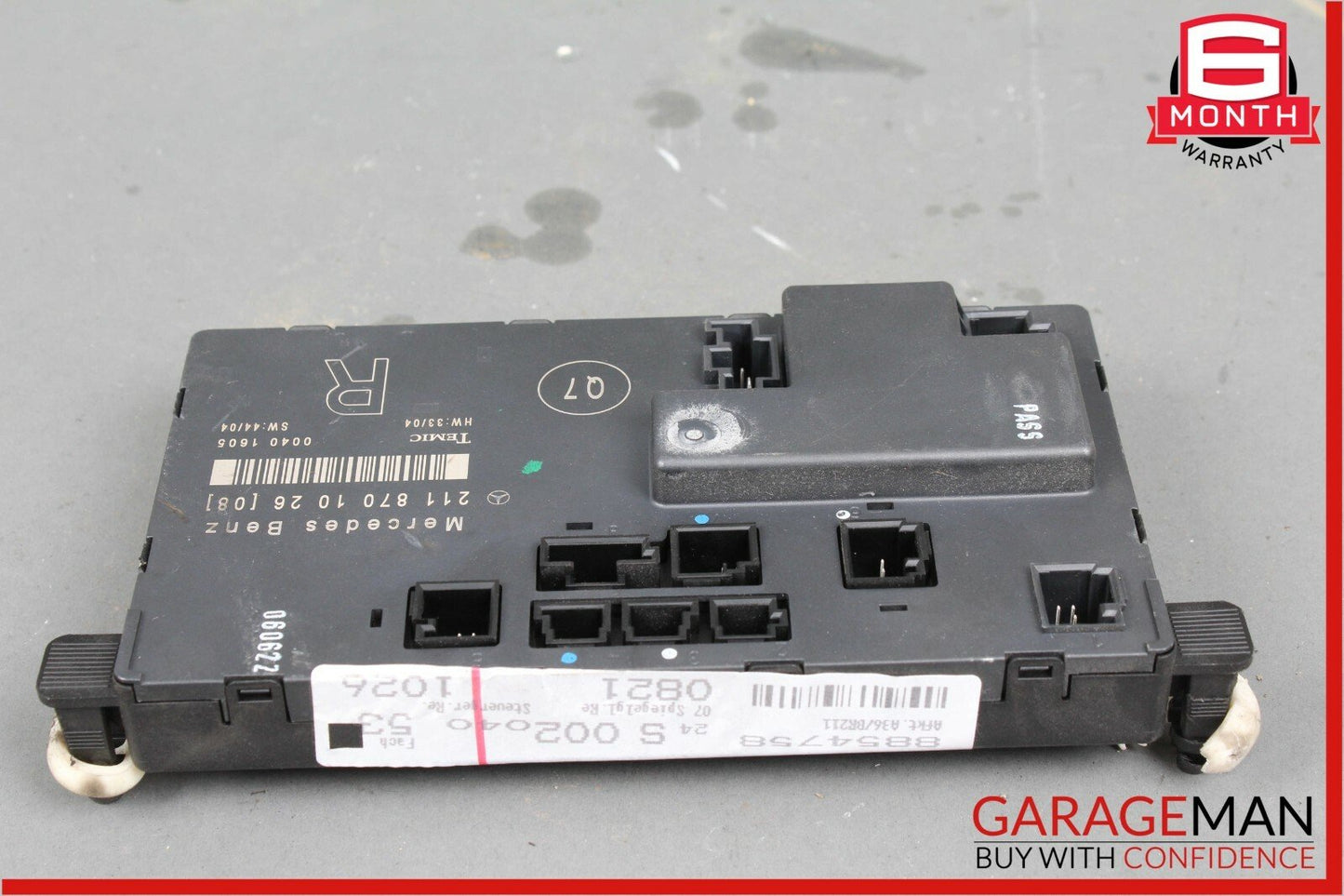 03-09 Mercedes W211 E63 AMG E350 Front Right Passenger Side Door Control Module