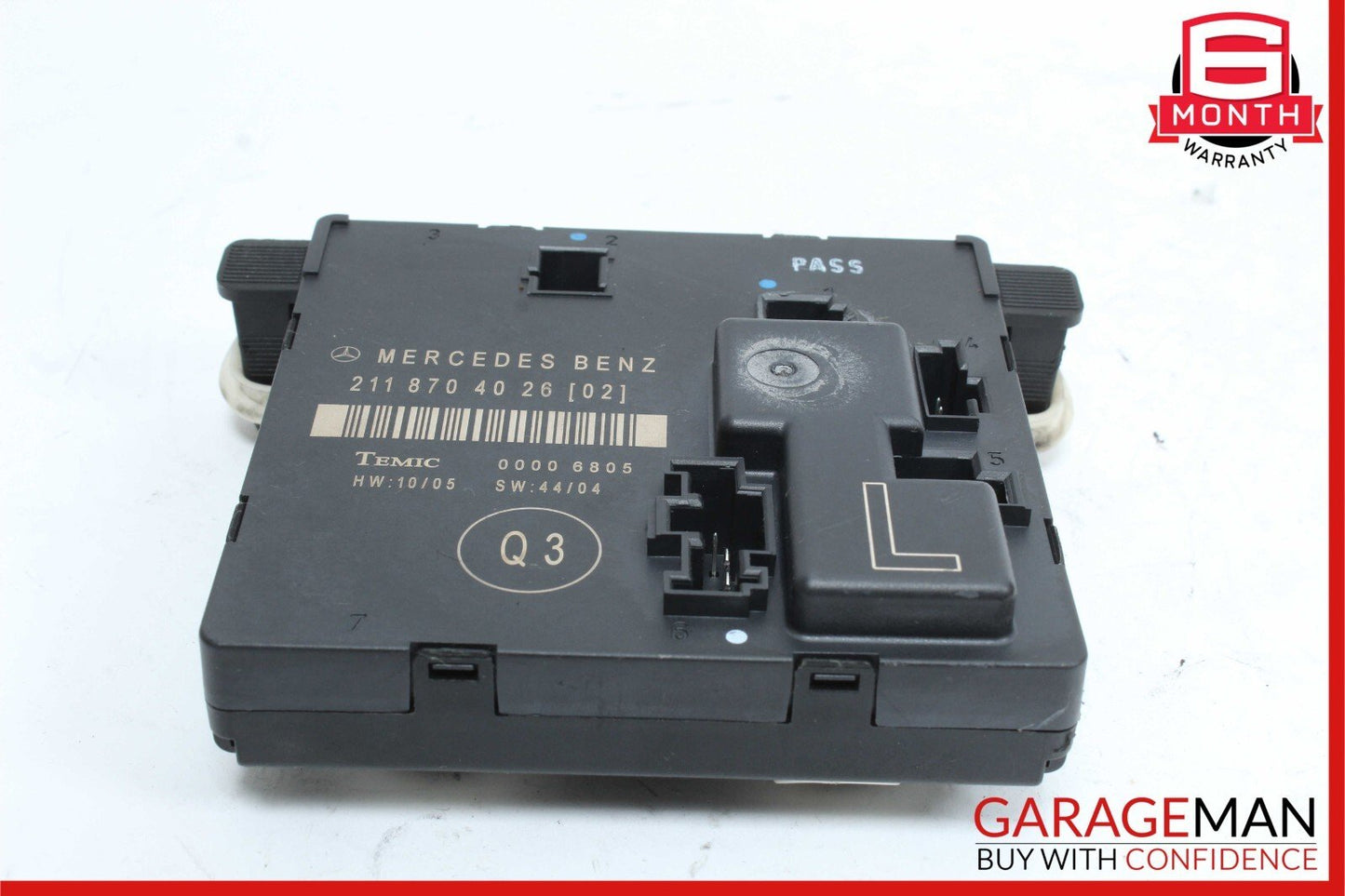 03-09 Mercedes W211 E320 E350 E63 AMG Rear Left Side Door Controller Module Unit