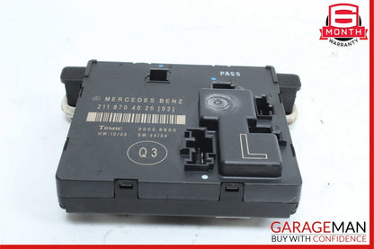 03-09 Mercedes W211 E320 E350 E63 AMG Rear Left Side Door Controller Module Unit