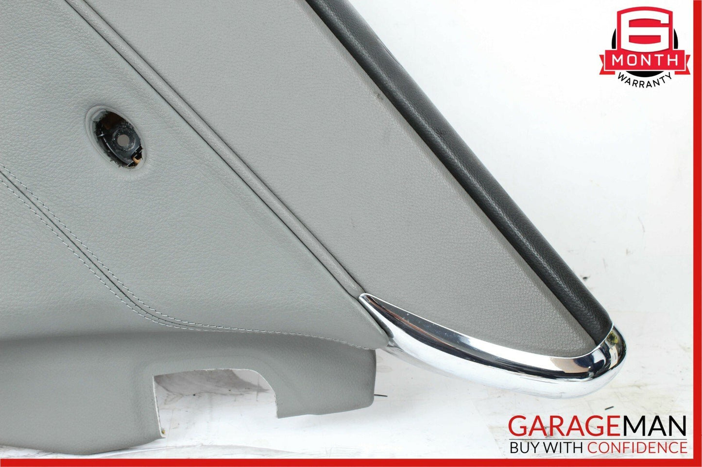 06-11 Mercedes W219 CLS500 CLS550 Complete Rear Right Interior Door Panel Grey