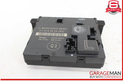 03-09 Mercedes W211 E550 E63 AMG Rear Left Driver Side Door Control Module OEM