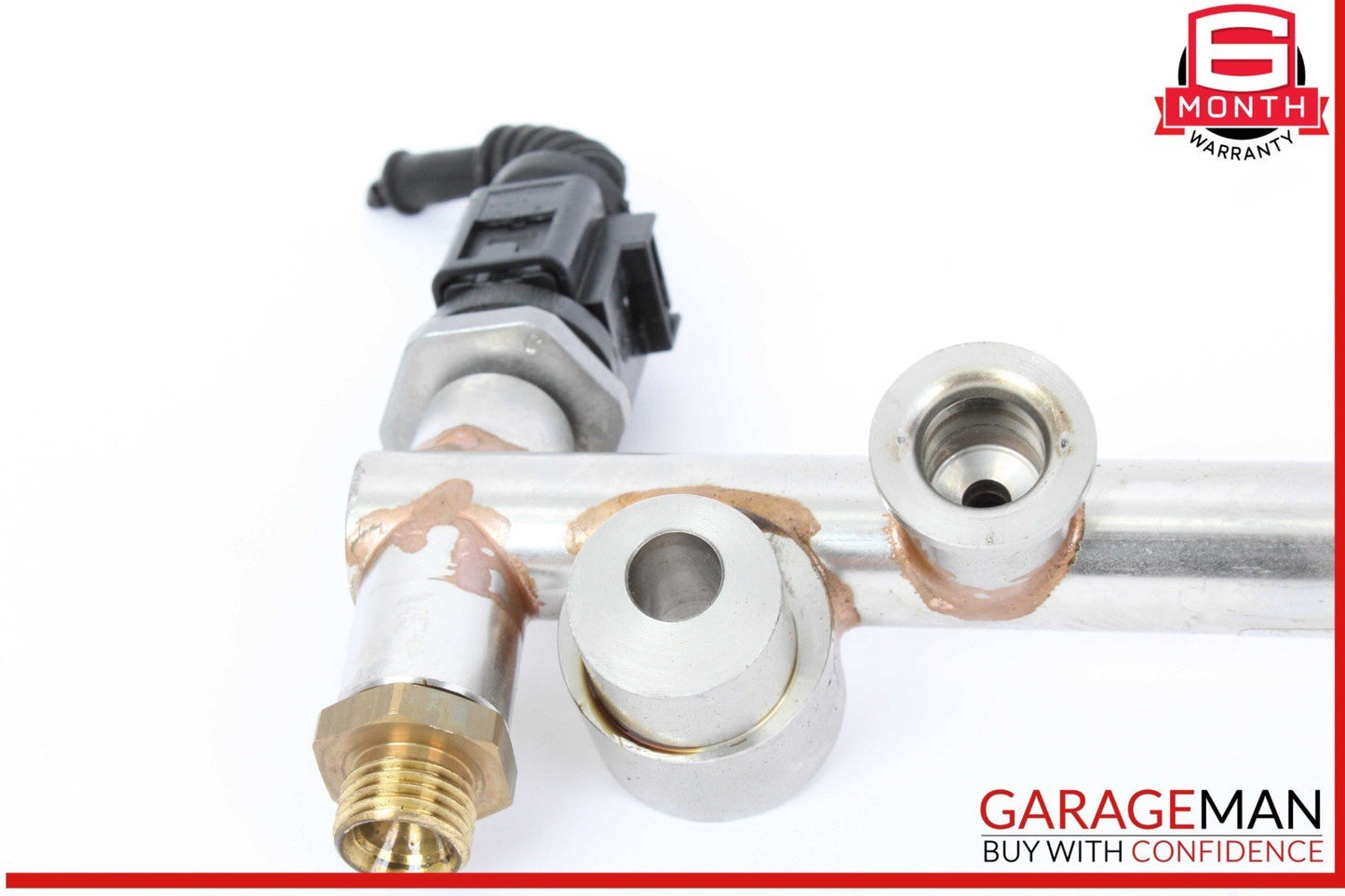 09-16 Porsche Cayenne 958 Audi S4 Lower Fuel Injector Rail 03H133317P OEM
