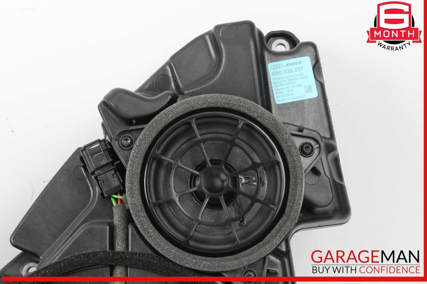17-24 Audi Q7 Front Left Side Door Subwoofer Sub Woofer Speaker Bass Box OEM