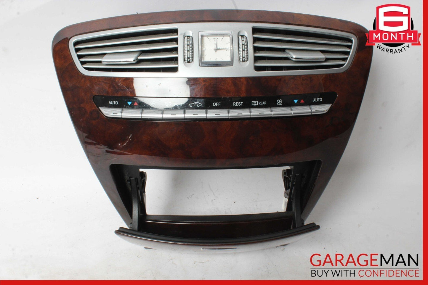 07-14 Mercedes W216 CL550 Center Console Comand Unit Radio Bezel Trim Assembly