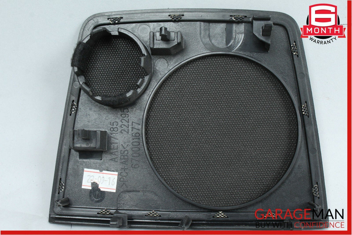 14-17 Maserati Ghibli Front Center Dash Tweeter Speaker Grille Cover Black OEM