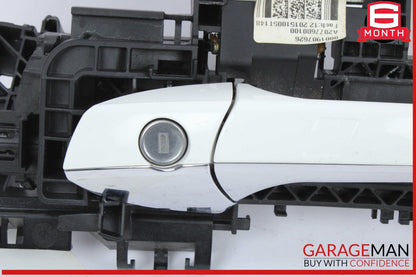 10-17 Mercedes W207 E400 C250 Left Side Exterior Door Handle Keyless Go OEM