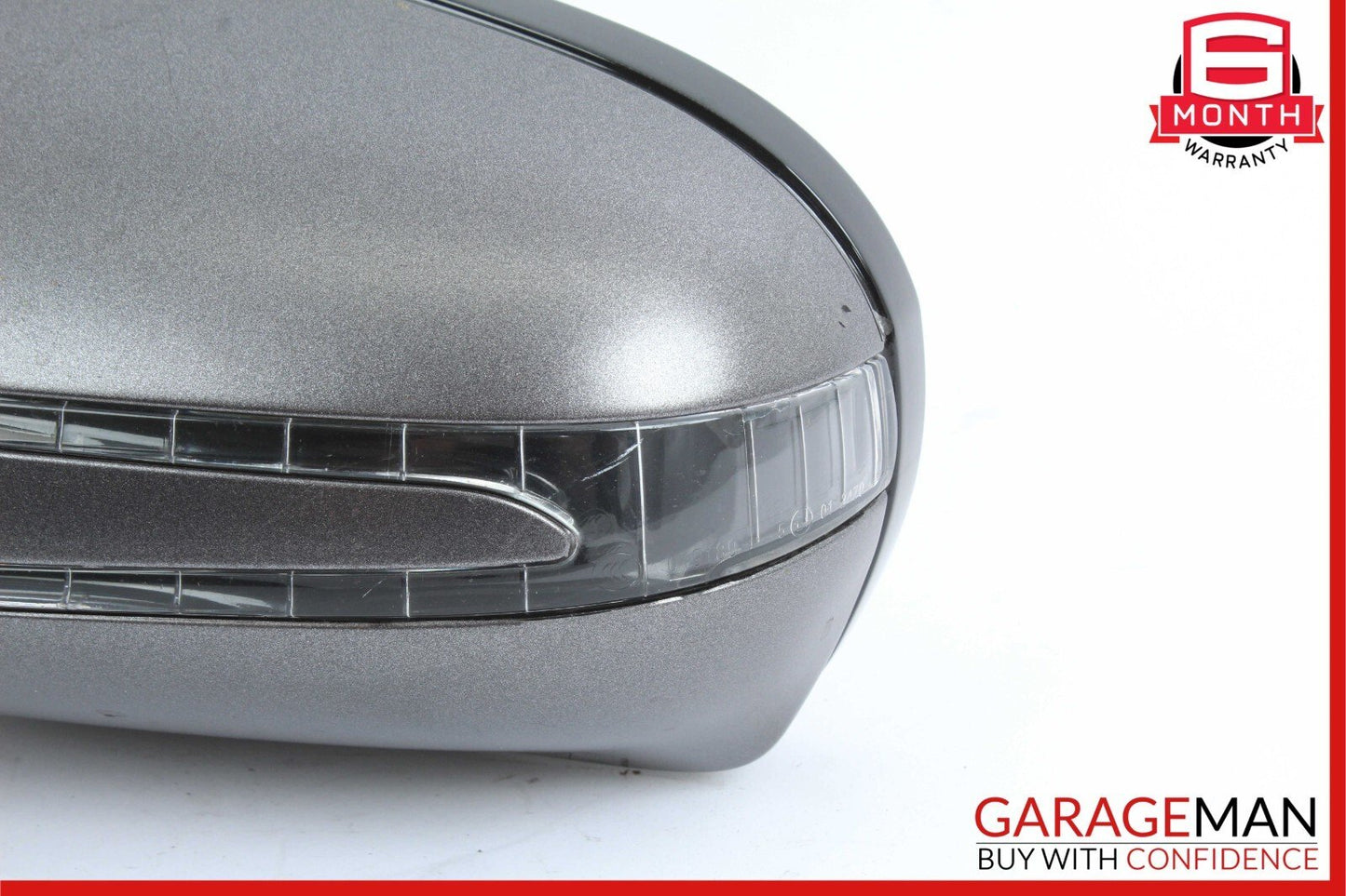 09-11 Mercedes R171 SLK350 Front Left Driver Side Mirror Door Rear View Black