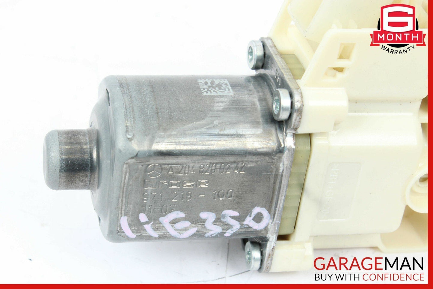 10-16 Mercedes W212 E350 E550 Front Right Side Door Window Regulator Motor Unit