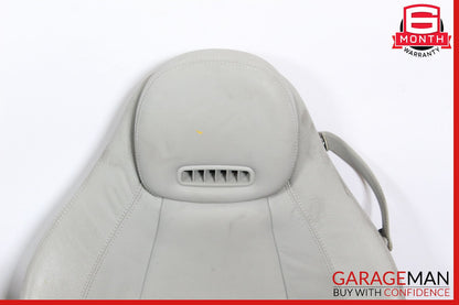 05-11 Mercedes R171 SLK300 Front Complete Seats Cushion Cover Assembly Set Gray