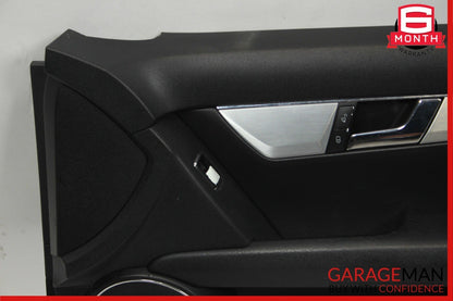 08-11 Mercedes W204 C300 Front Right Passenger Side Interior Door Panel Black