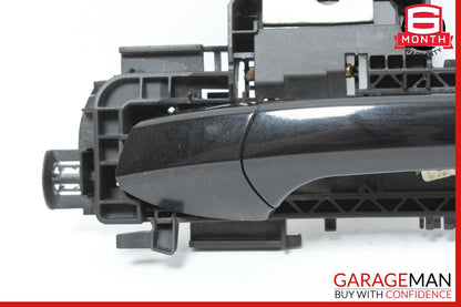 12-14 Mercedes W204 C250 C300 Rear Left Driver Exterior Door Handle Black OEM