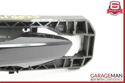 08-14 Mercedes W204 C250 Front Left Side Exterior Door Handle Assembly Black OEM