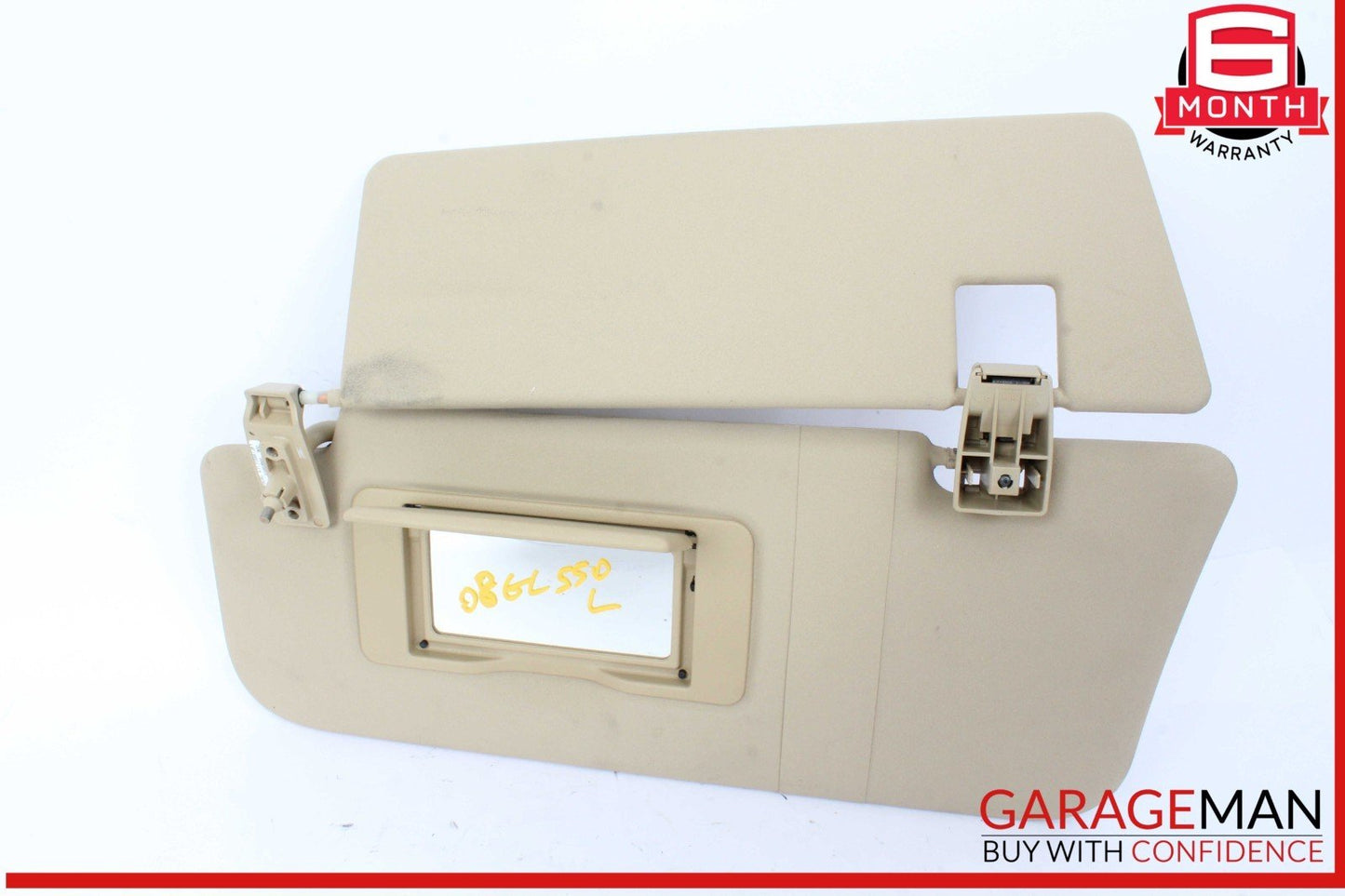06-12 Mercedes X164 GL550 GL450 ML350 Front Left Side Sun Visor Sunvisor OEM
