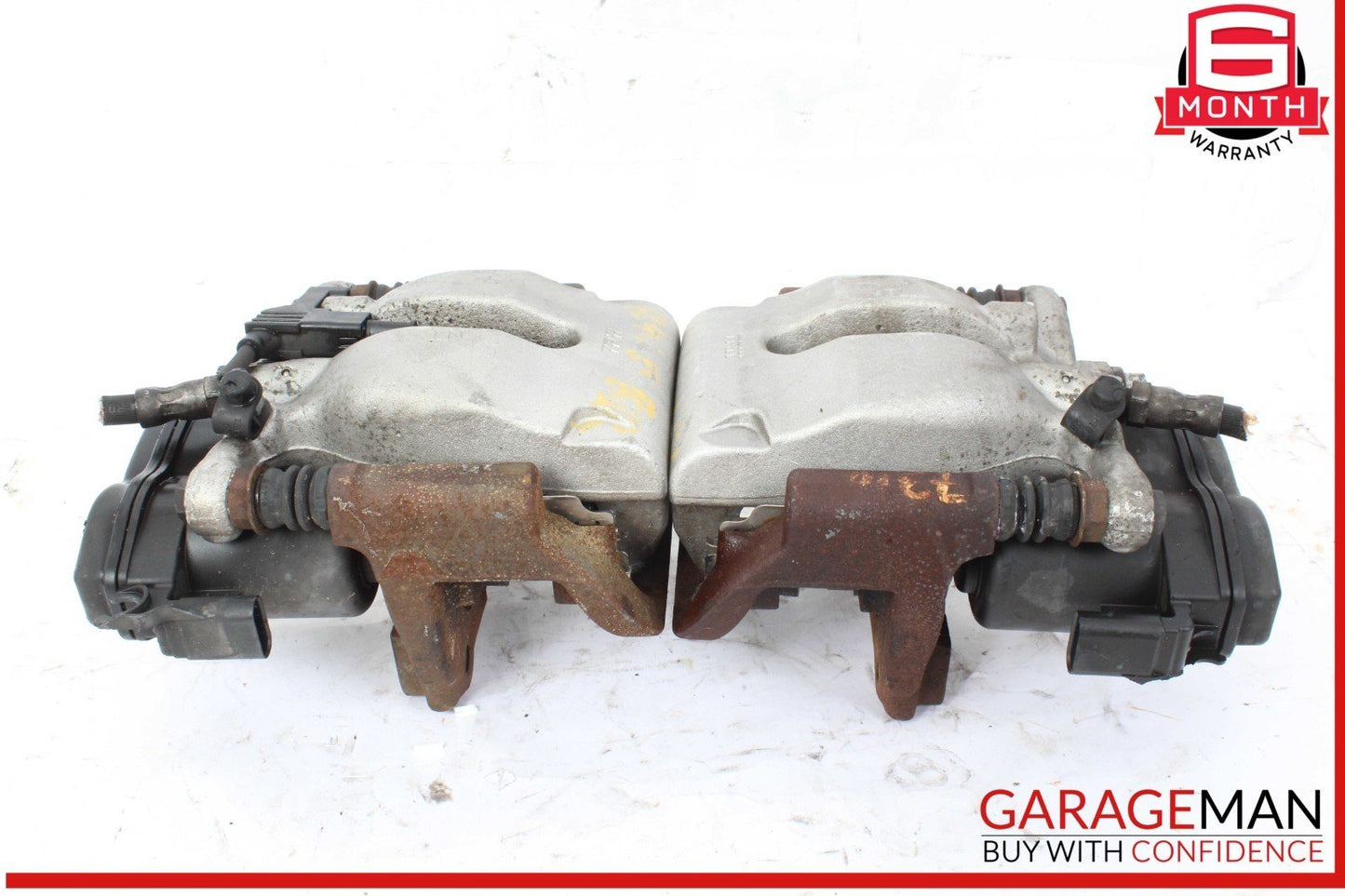 12-19 Mercedes X166 GL450 Rear Left & Right Side Brake Caliper Calipers Set OEM