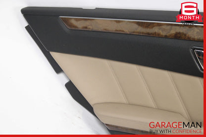 10-13 Mercedes W212 E350 E550 Rear Left Driver Side Interior Door Panel OEM