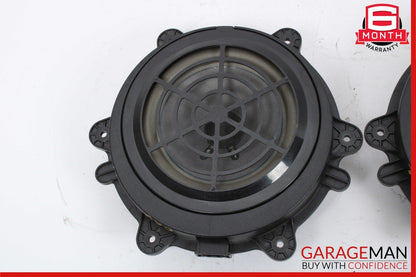 11-18 Porsche Cayenne 958 S Rear Left & Right Side Door Audio Sound Speakers Set