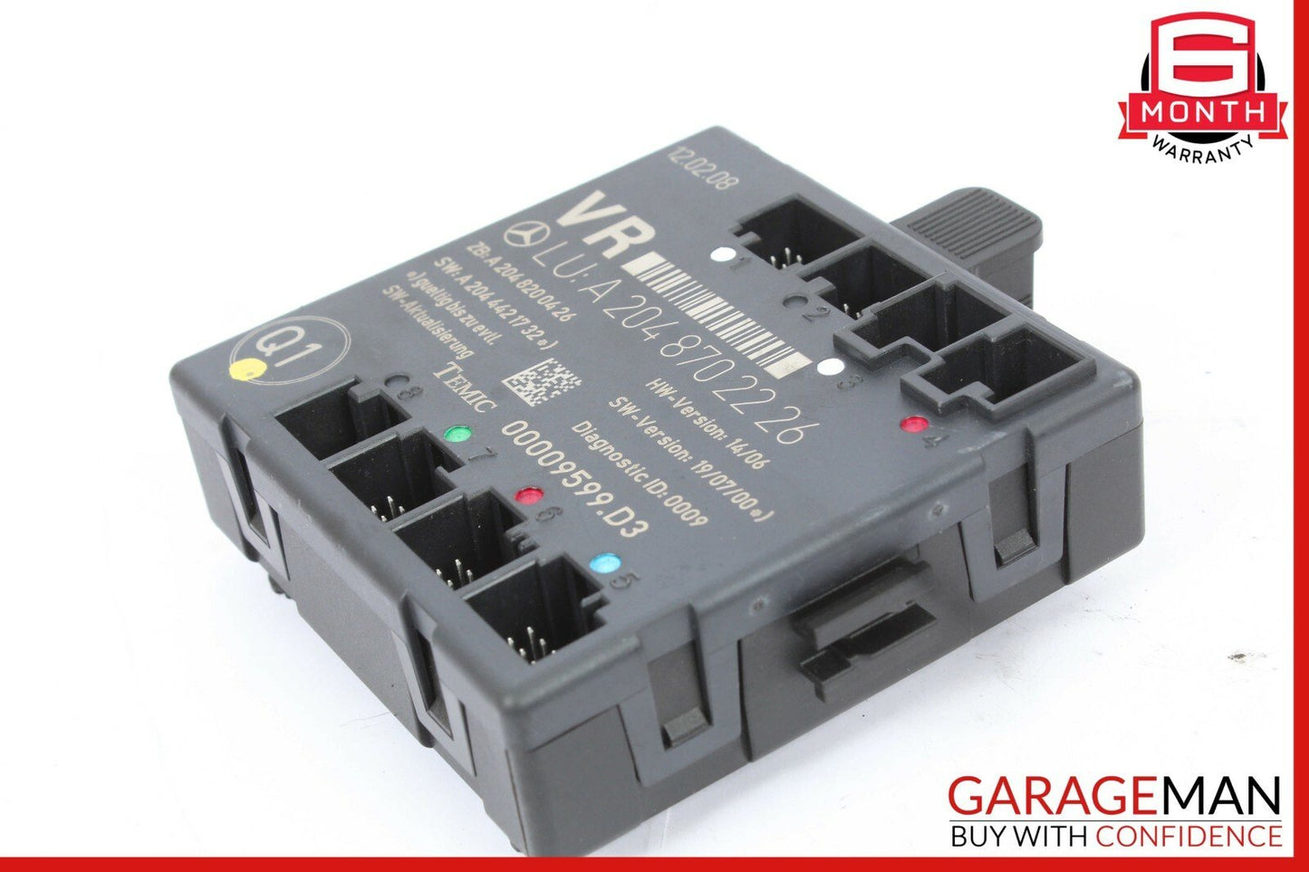 08-14 Mercedes W204 C350 C63 AMG Front Right Side Door Control Module Unit