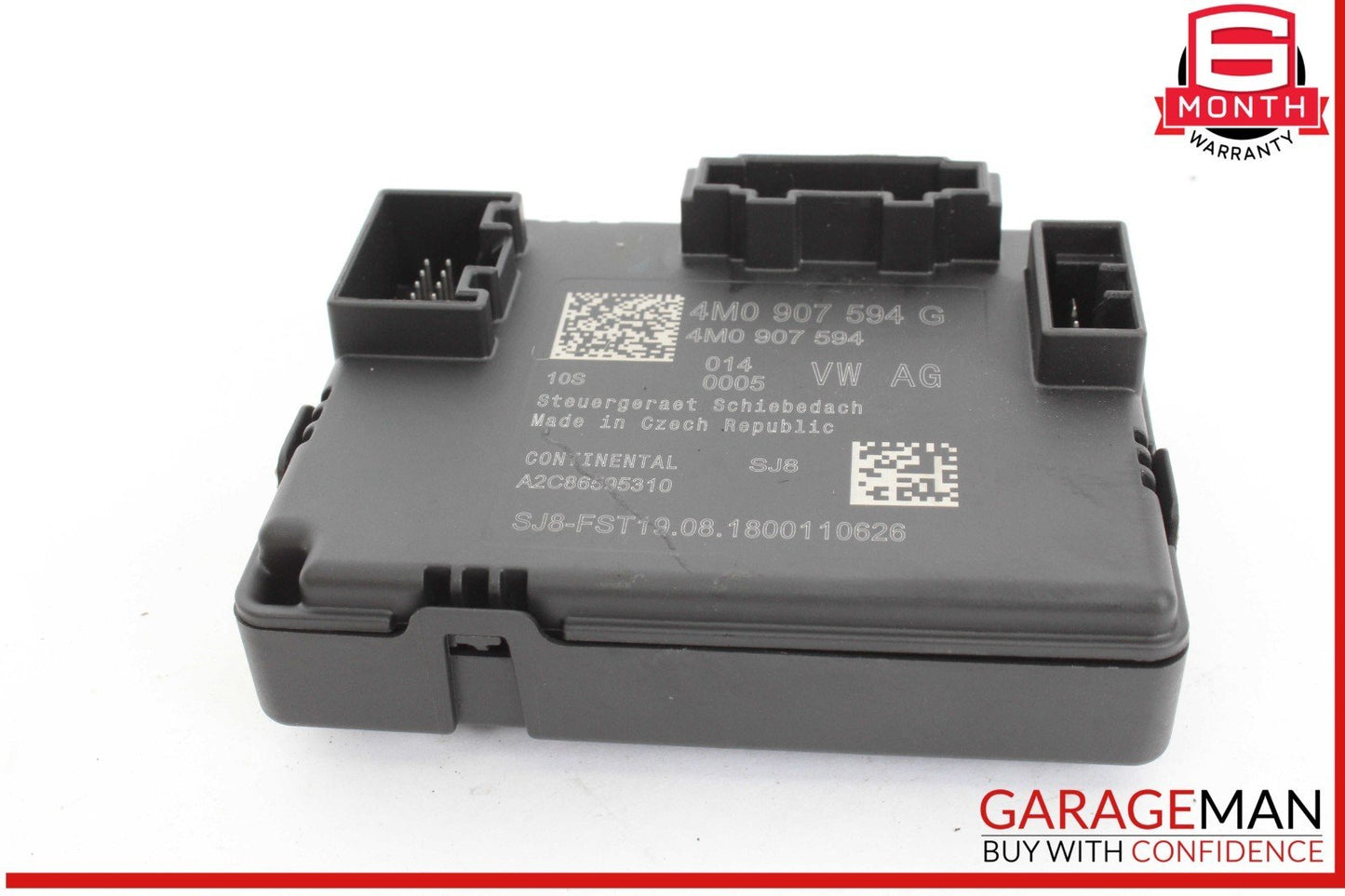 17-24 Audi Q7 Panoramic Sunroof Moonroof Control Module Unit 4M0907594G OEM