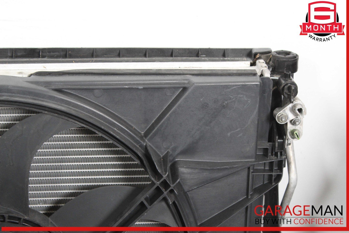 07-09 Mercedes W221 S550 Engine Cooling Radiator AC A/C Condenser Assembly OEM