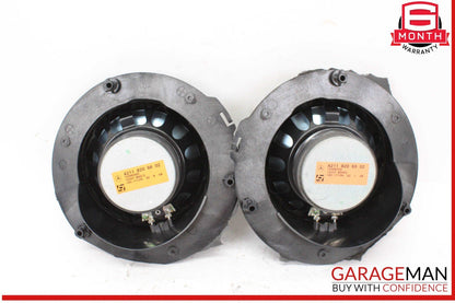 07-09 Mercedes W211 E350 Front Left & Right Door Audio Sound Speakers Set of 2