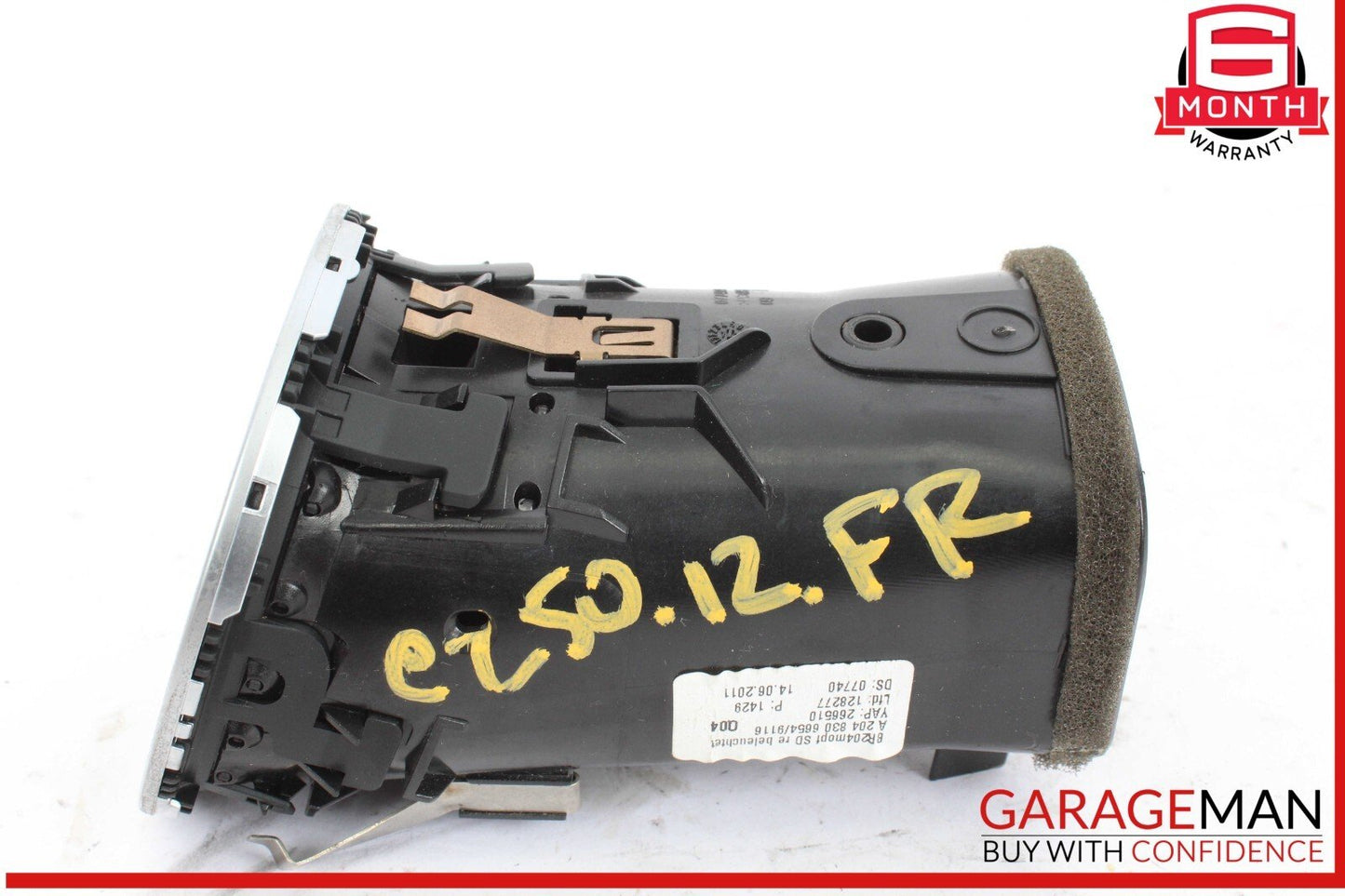 12-14 Mercedes W204 C250 C300 C350 Dash AC A/C Air Vent Grill Right Side OEM