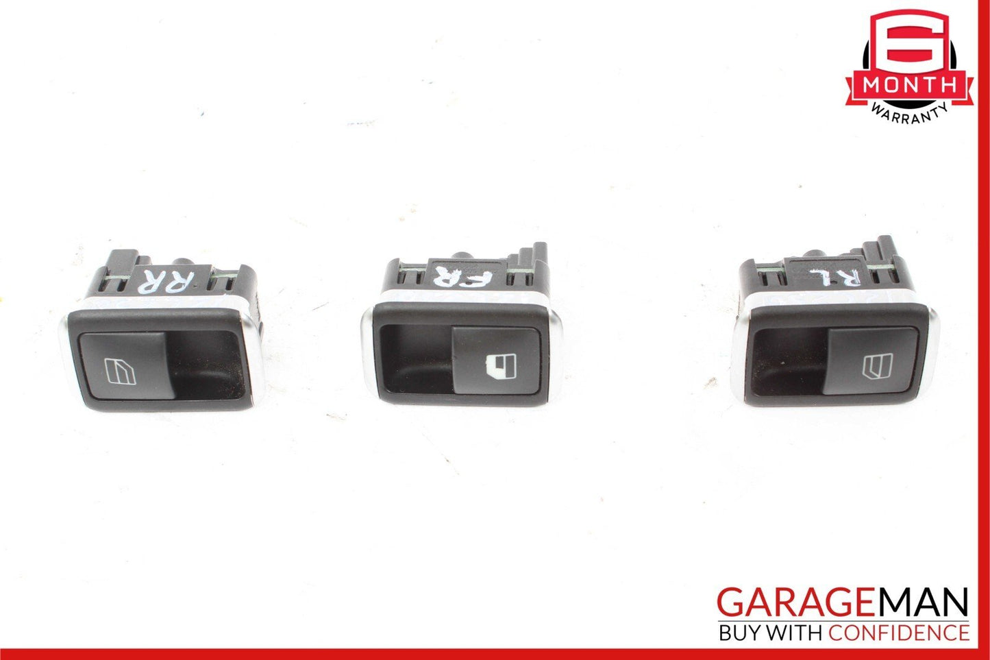 07-13 Mercedes W204 C250 CL550 Push Start Ignition Side Window Switch Button Set