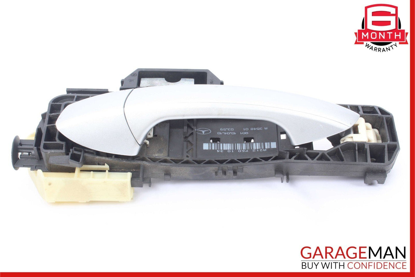 10-13 Mercedes W212 E350 Rear Left Driver Side Exterior Door Handle Silver OEM