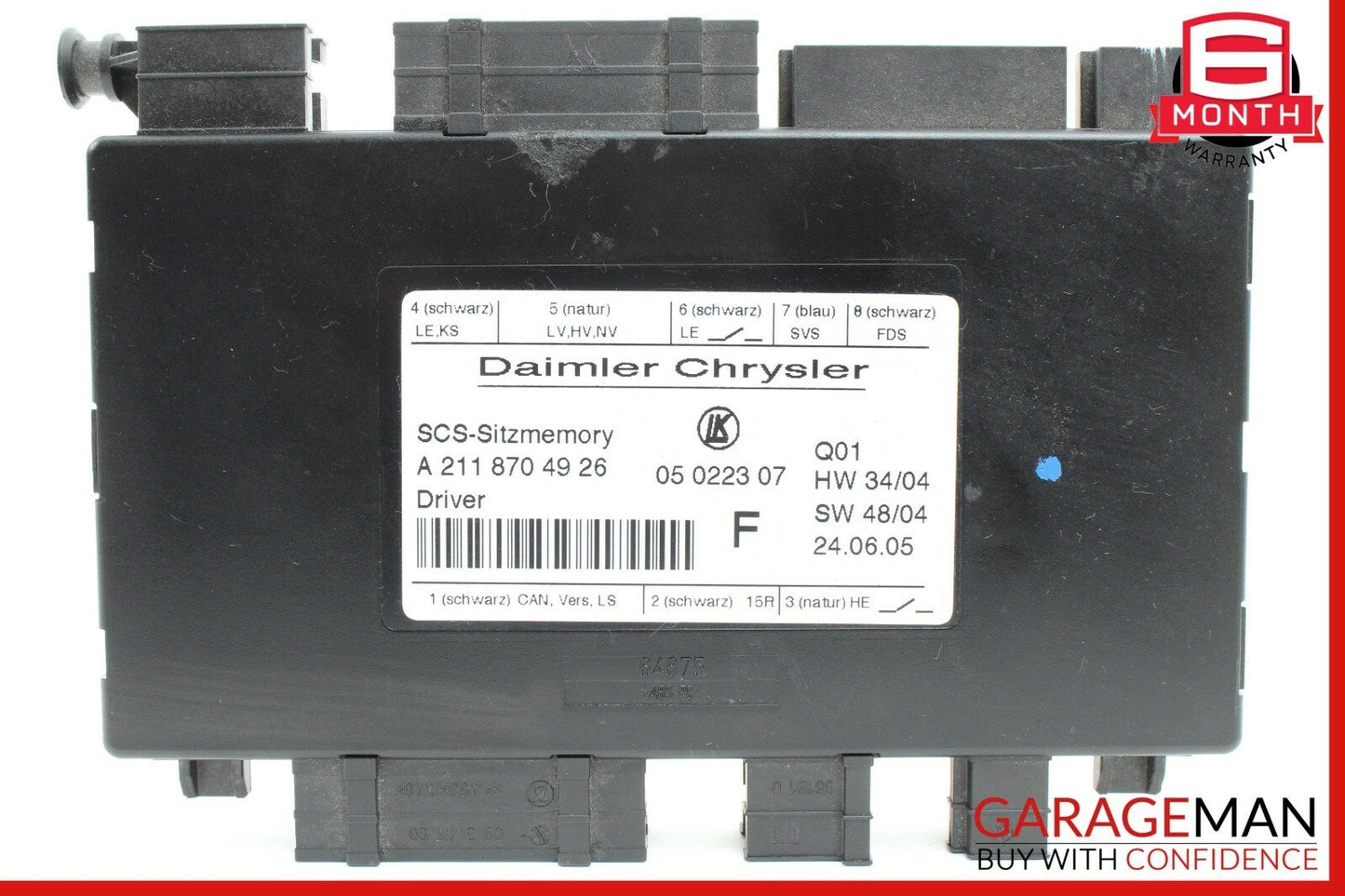 03-11 Mercedes CLS500 GL450 ML350 Front Left Side Seat Control Module Unit