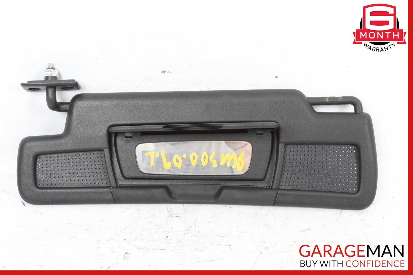 05-11 Mercedes R171 SLK300 Front Left Side Sun Visor Sunvisor Shade Cover Black